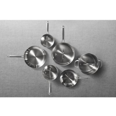 Classic Stainless Steel 10-Piece Cookware Set