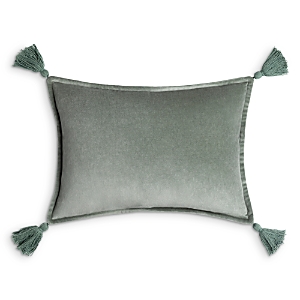 Surya Cotton Velvet Decorative Pillow, 13 X 19 In Gray