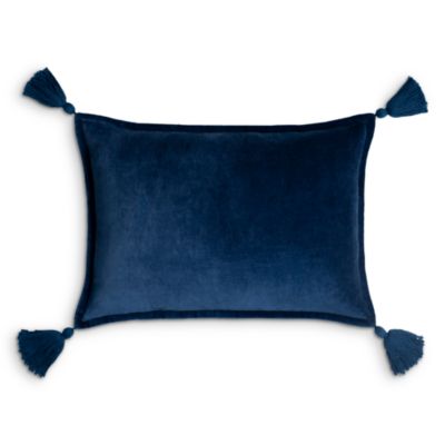 Surya Cotton Velvet Decorative Pillow, 13 X 19 In Teal