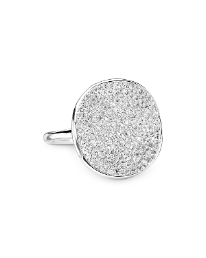Ippolita Sterling Silver Medium Stardust Ring with Diamonds