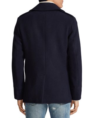 Melton Wool Blend Peacoat