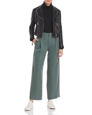 Ribbed Turtleneck Top