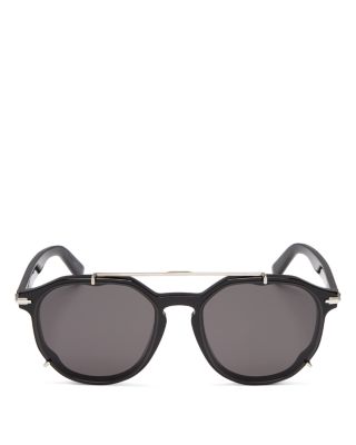 DiorBlackSuit RI Round Sunglasses, 56mm