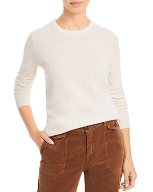 C By Bloomingdale's Cashmere C By Bloomingdale's Crewneck Cashmere Sweater - 100% Exclusive In Ivory
