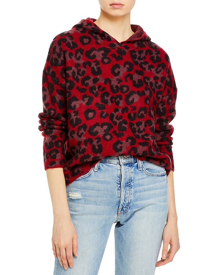 Aqua leopard sweater sale