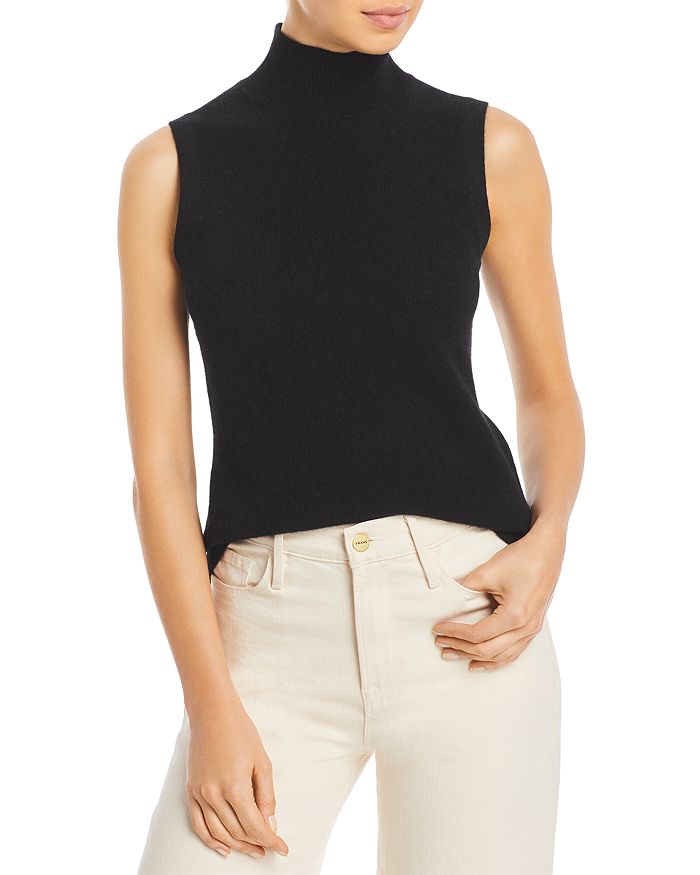 Womens Clothing Jumpers and knitwear Sleeveless jumpers Alexander McQueen Cashmere Jumper in Black 