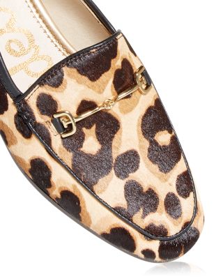 Sam Edelman Women's Loraine Leopard Print Calf Hair Loafers