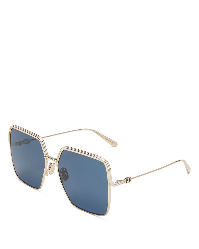 Dior 60mm oversized clearance square sunglasses