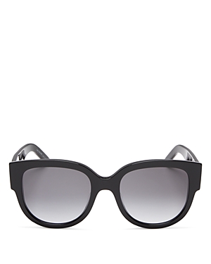 Dior Women's Butterfly Sunglasses, 54mm In Shiny Black/gradient Smoke