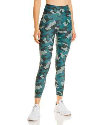 AQUA Camo Print Knit Leggings - 100% Exclusive | Bloomingdale's