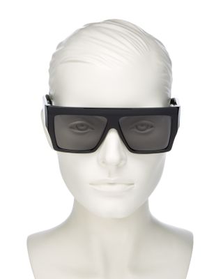 Flat Top Square Sunglasses, 60mm