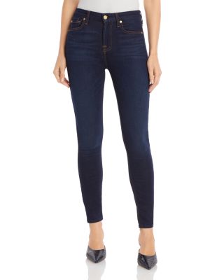7 for all mankind slim illusion luxe high waist skinny