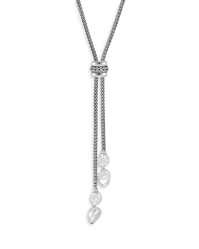 JOHN HARDY Sterling Silver Classic Chain Cultured Freshwater Pearl