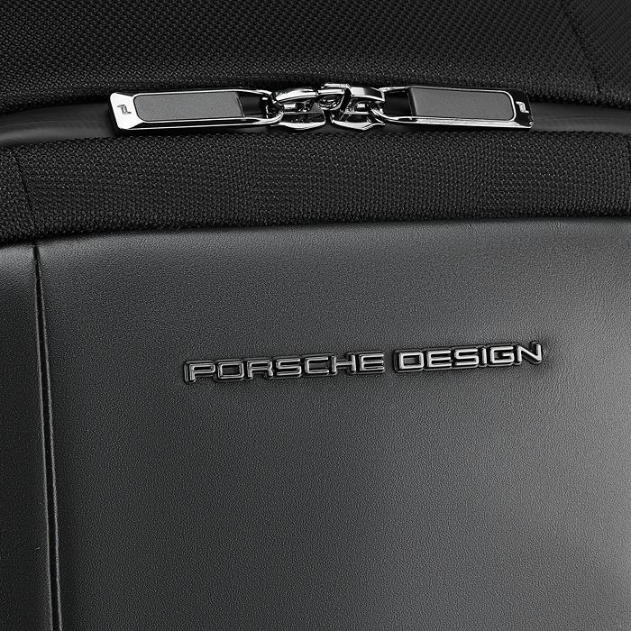 Porsche Design Roadster Small Water Resistant Nylon & Leather Backpack In Black
