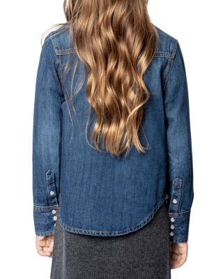 Girls' Rea Denim Shirt  - Little Kid, Big Kid