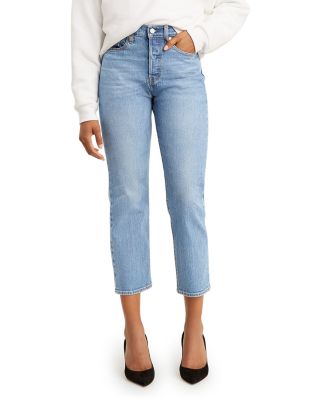 Levi's Wedgie Straight Cropped Jeans in 