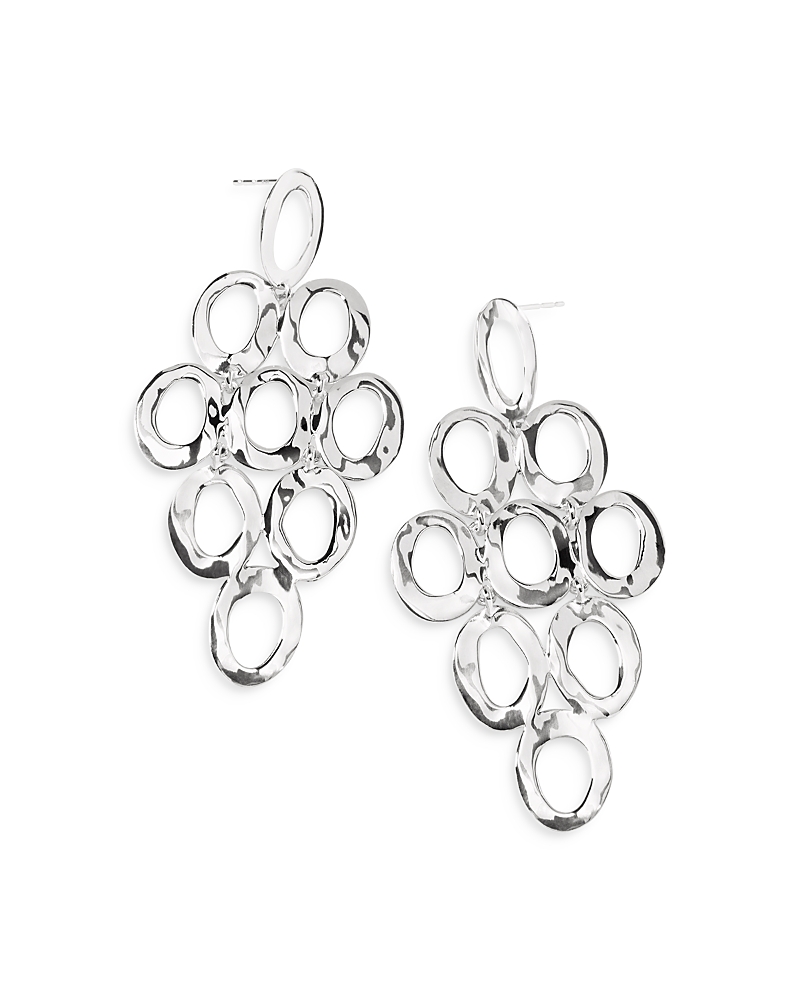 Ippolita Sterling Silver Open Oval Cascade Earrings
