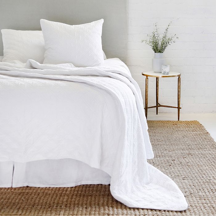 Shop Pom Pom At Home Brussels Coverlet, Queen In White