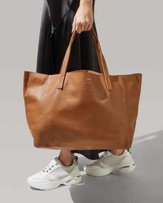 large tan tote bag