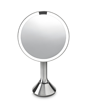 Shop Simplehuman 8 Sensor Mirror With Touch-control Brightness In Silver