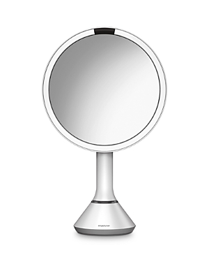 Simplehuman 8-inch Sensor Mirror With Brightness Control In White