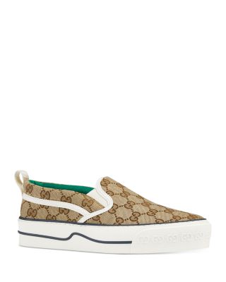 gucci tennis slip on sneaker