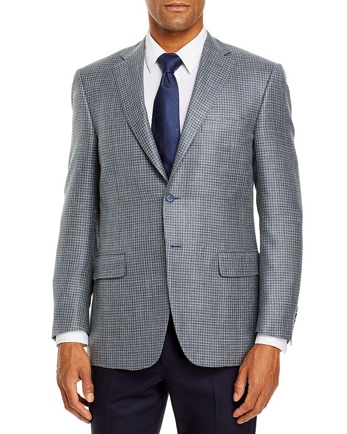 CANALI SIENA HOUNDSTOOTH CLASSIC FIT SPORT COAT,CF00431803L13290
