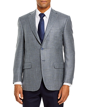 Canali Siena Houndstooth Classic Fit Sport Coat