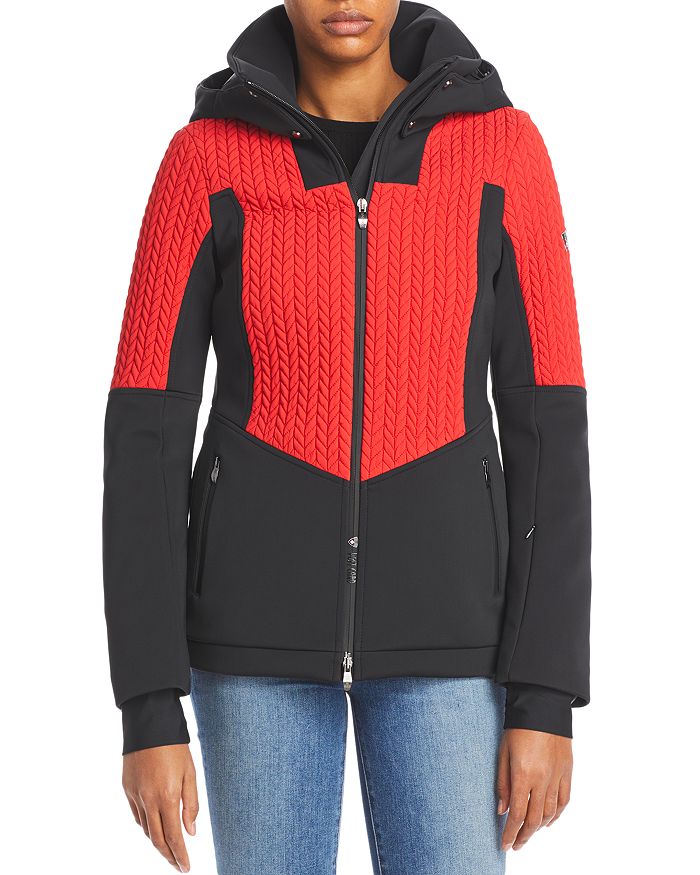 Post Card Crows Ski Jacket In Red