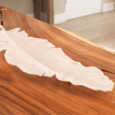 Feather Resin Decorative Object