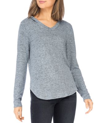 B Collection By Bobeau Brushed Knit Hoodie | Bloomingdale's