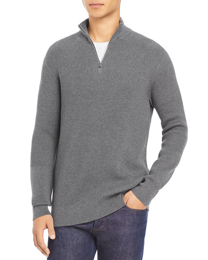Theory Walton Quarter Zip Sweater - 100% Exclusive | Bloomingdale's