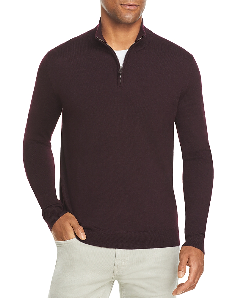 The Men's Store at Bloomingdale's Quarter-Zip Merino Sweater - 100% Exclusive