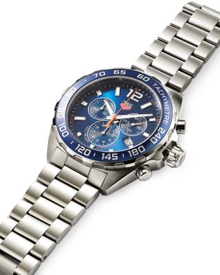 Formula 1 Quartz Men's Blue Steel Chronograph, 43mm