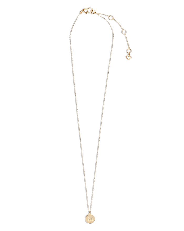 Shop Kate Spade New York Mini Initial Pendant Necklace, 17-20
