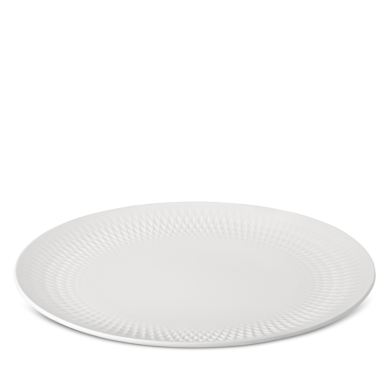 Villeroy & Boch Manufacture Collier Round Centerpiece Platter In White