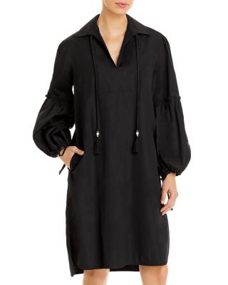 Max Mara - Fedora Cotton Balloon Sleeve Dress