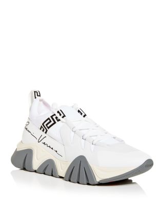 Versace Men's Squalo Knit Low Top Sneakers Bloomingdale's