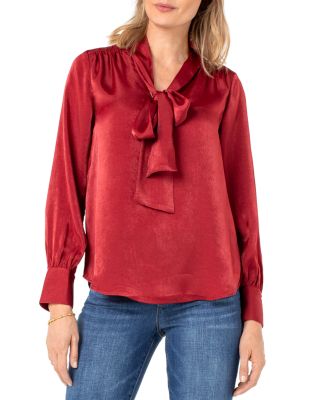 Liverpool Los Angeles - Tie Neck Blouse