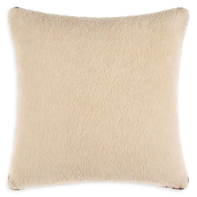 sherpa throw pillow