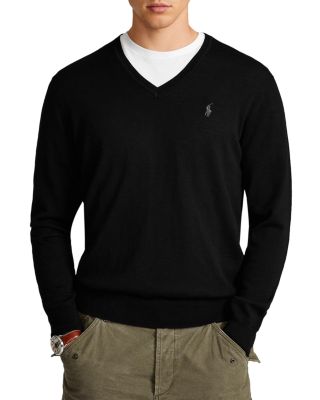 Ralph Washable Merino V-Neck Sweater | Bloomingdale's