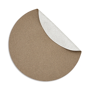 Mode Living Caviar Round Placemats, Set Of 4 In Milky Bronze