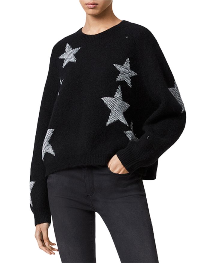 ALLSAINTS Star Print Sweater | Bloomingdale's