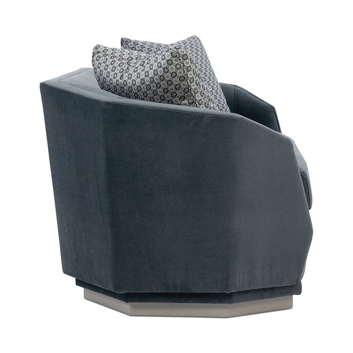 Shop Caracole Expressions Faceted Shelter Sofa In Slate Blue