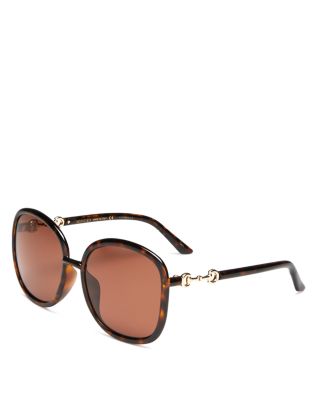 gucci 60mm round sunglasses