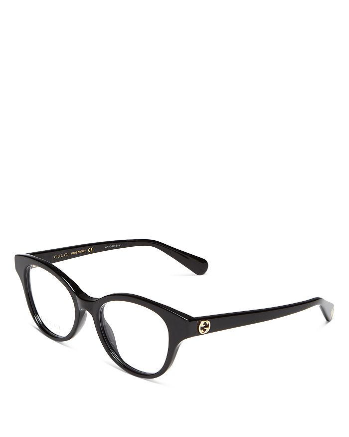 Gucci Women's Cat Eye Clear Glasses, 49mm | Bloomingdale's