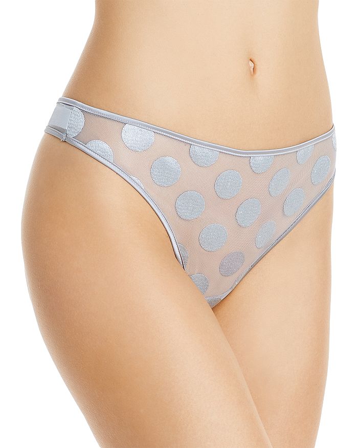 Implicite Possession Thong In Silver