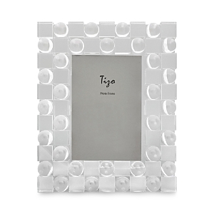 Shop Tizo Clear Spheres & Squares Crystal Glass 5 X 7 Picture Frame