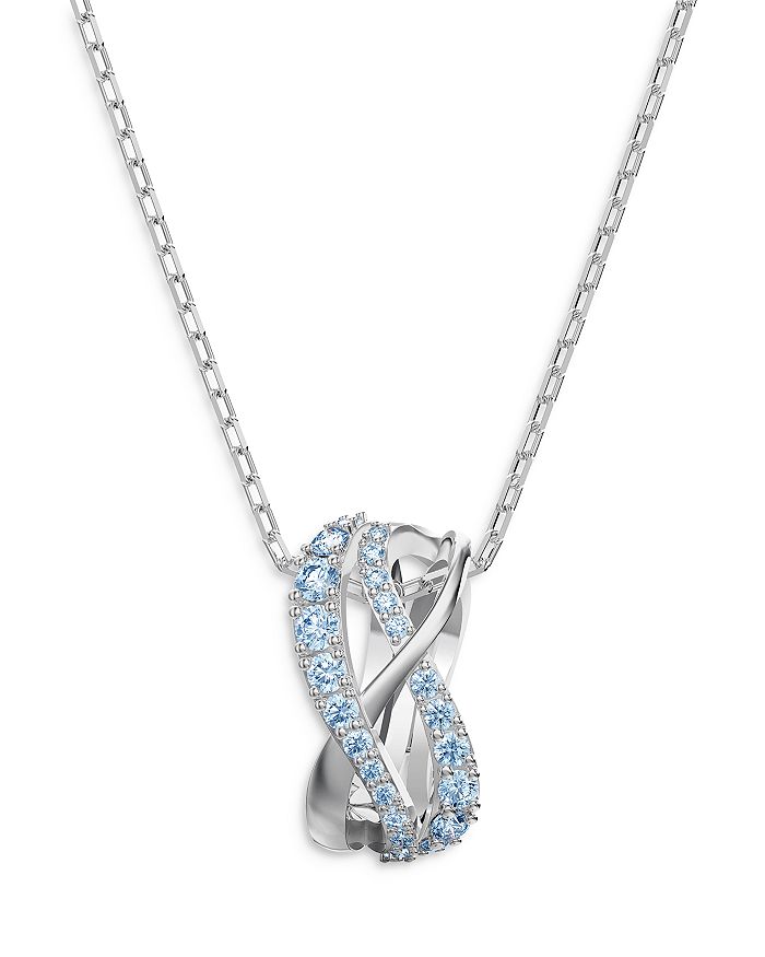 Swarovski Twist Pendant Necklace, 15" Bloomingdale's