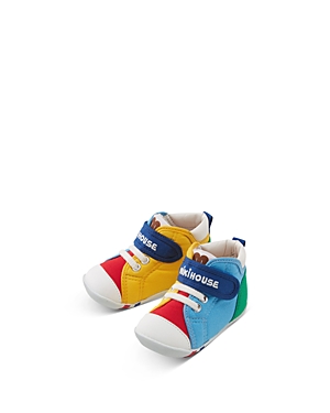 Miki House Kids' Unisex First Shoes High Top Sneakers - Baby In Multi